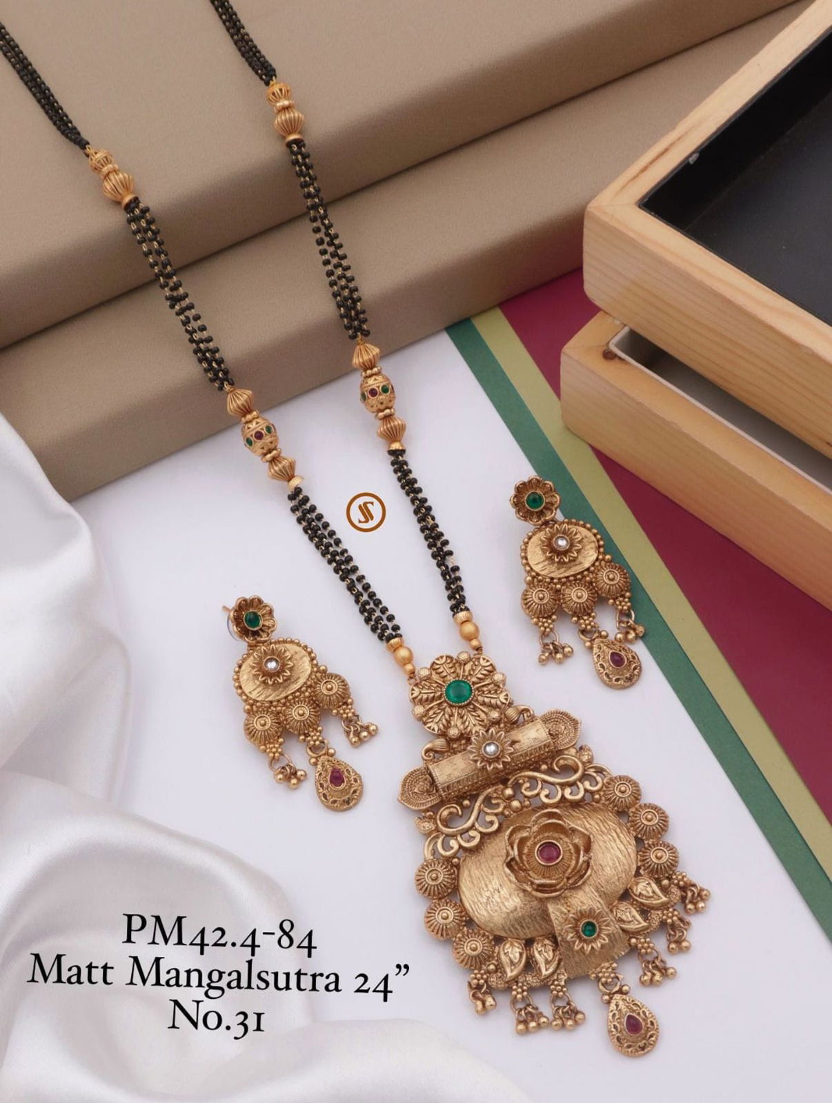 PM 42 Matte Designer Mangalsutra Wholesale Shop In Surat
